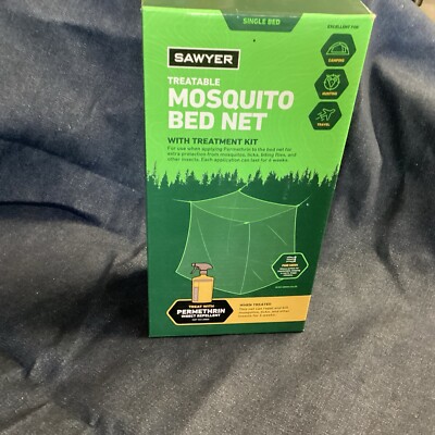 Treatable Mosquito Bed Net w/ Treatment Kit, by Sawyer BRAND NEW