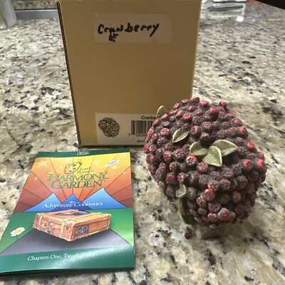 Lord Byron's Harmony Kingdom Cranberry Basket ladybug 1996 trinket box marble
