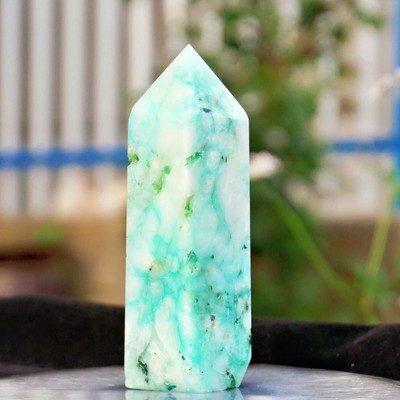 0.29Lb Natural Phoenix Stone Obelisk Quartz Tower Crystal Point Gems Reiki Decor