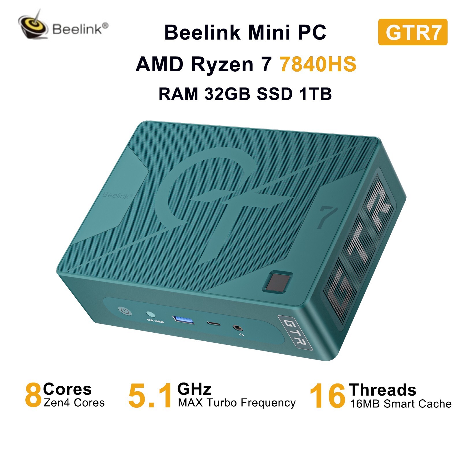 Beelink GTR7 ミニPC 7840HS Beelink GTR7 7840HS Gaming Mini PC