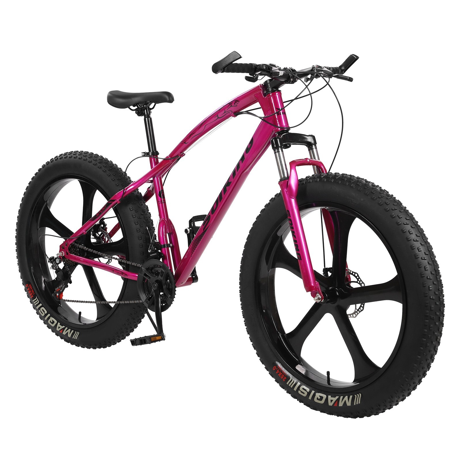 26-Inch 21-Speed​​High-Carbon Steel Frame, Beach And Sno