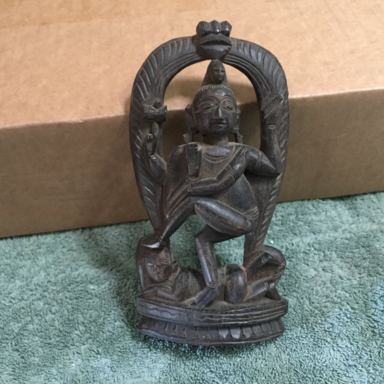 Vintage Ironwood Buhhda Statue W-40 | eBay
