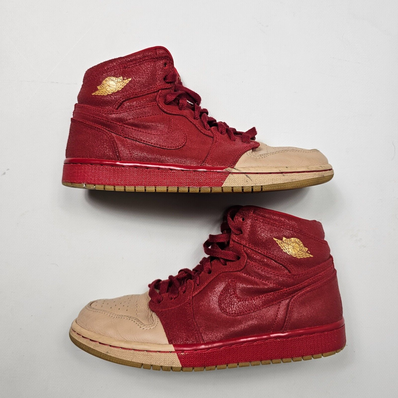 スニーカー Nike Air Jordan 1 Retro High Dip-Toe Red (W) Air Jordan 1 Retro High Dip-Toe Red (W) - AH7389-607
