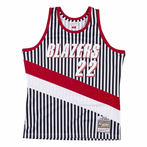 Мужская полосатая майка Mitchell & Ness NBA Swingman 91 Trail Blazers Drexler