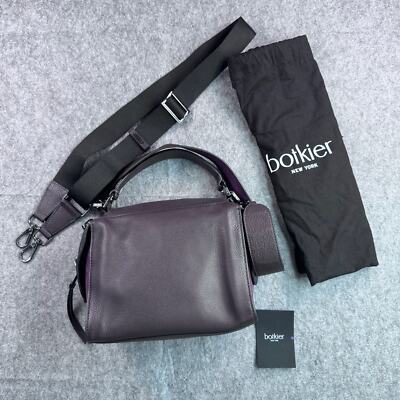 Botkier Plum Brown Nomad Leather Crossbody Bag 