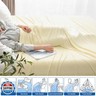 David's Home Double Side Summer Cooling Blanket King, Arc-Chill Q-Max>0.5 Breathable Lightweight Skin-Friendly for Hot Sleepers, Portable Durable Versatile for Home Office Car Picnic, Alabaster Gleam