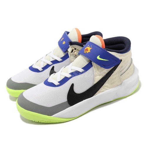 

Белые детские баскетбольные кроссовки для дошкольников Nike Team Hustle D 10 Flyease PS FB1881-101, Белый, Team Hustle D 10 Flyease Ps