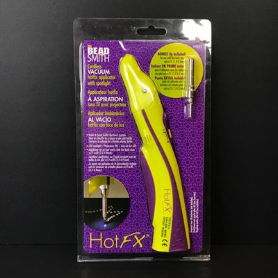 The Bead Smith Cordless Vacuum Hotfix Adapter with Spotlight HotFX