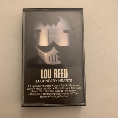 Lou Reed Legendary Hearts Cassette Tape RCA AFK1-4568