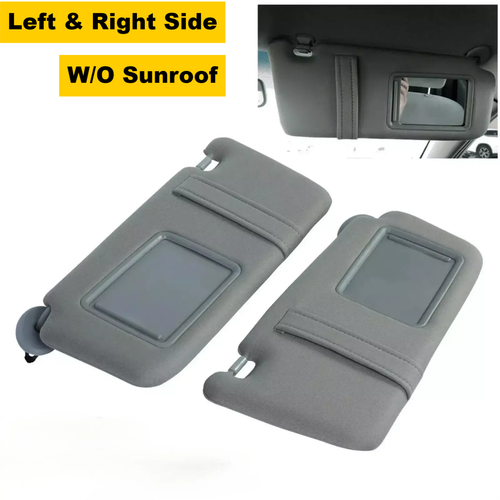 2pcs For Toyota Camry 2007-2011 Gray Sun Visor Pair Left & Right 2.4 2.5 3.5L
