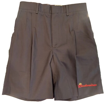 Dickies Style Budweiser Canvas work Shorts 28x9 embroidered logo King Of Beers