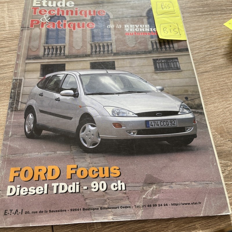 Revue Technique Ford Focus Diesel Tddi 90 Ch  1753 Cm3