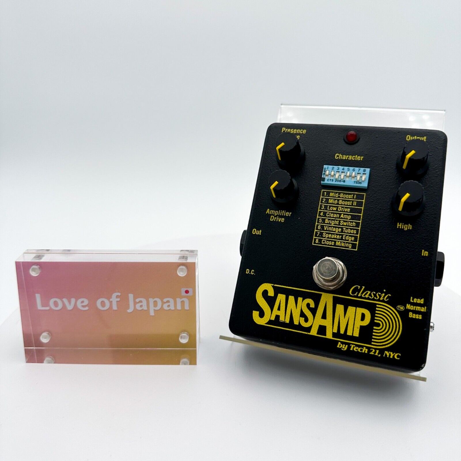 TECH21 SansAmp Classic Black Effect Pedal Musical TECH21 SansAmp Classic Black Effect Pedal Musical