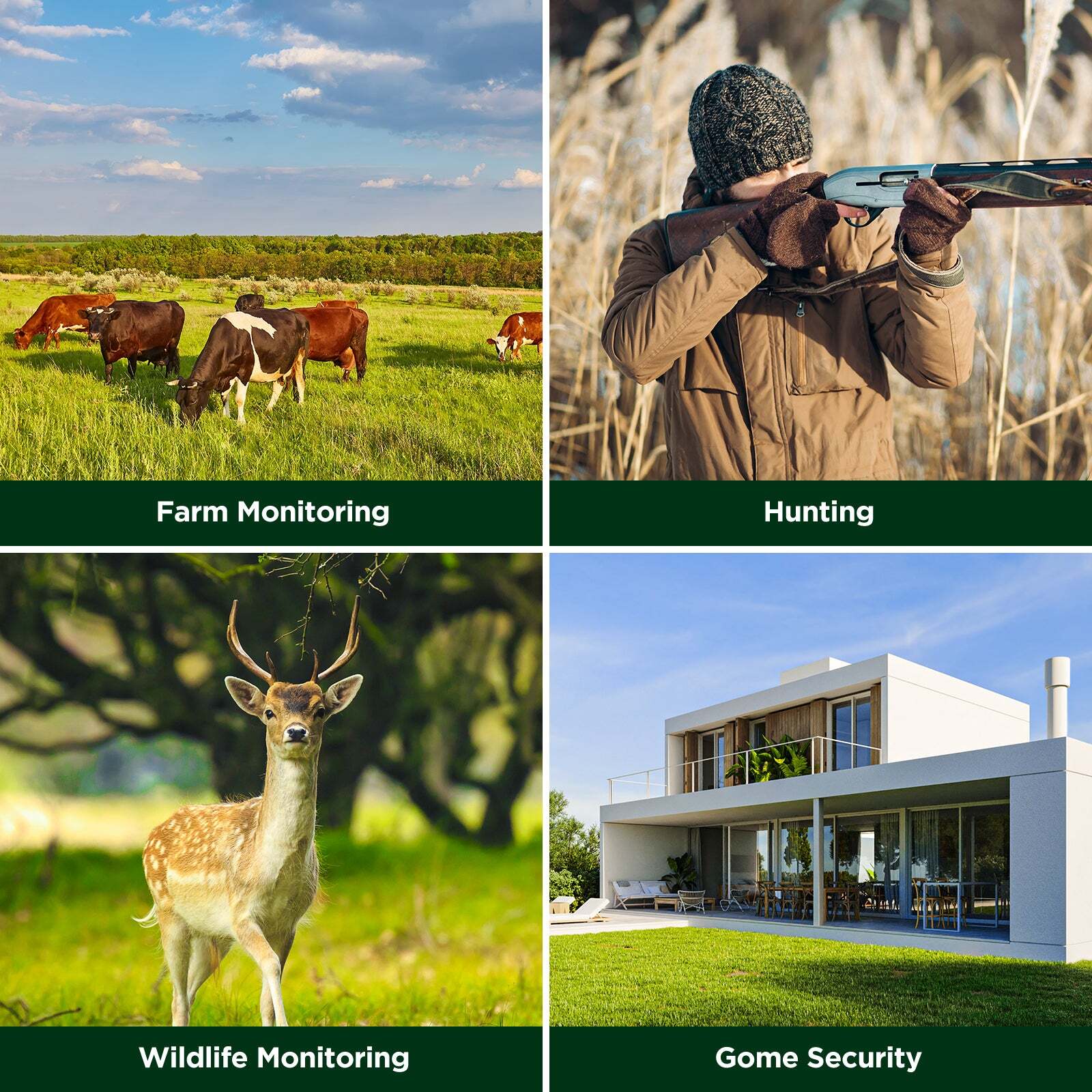 4K UHD 30FPS WiFi Trail Camera 60MP Bt+WiFi Wildlife Cameras Starlight Night Cam