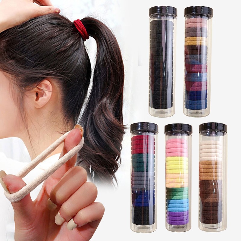 Holders Adults Hair Scrunchies Fine Hair Bands 3.5cm Ties Soft Elastic Ties