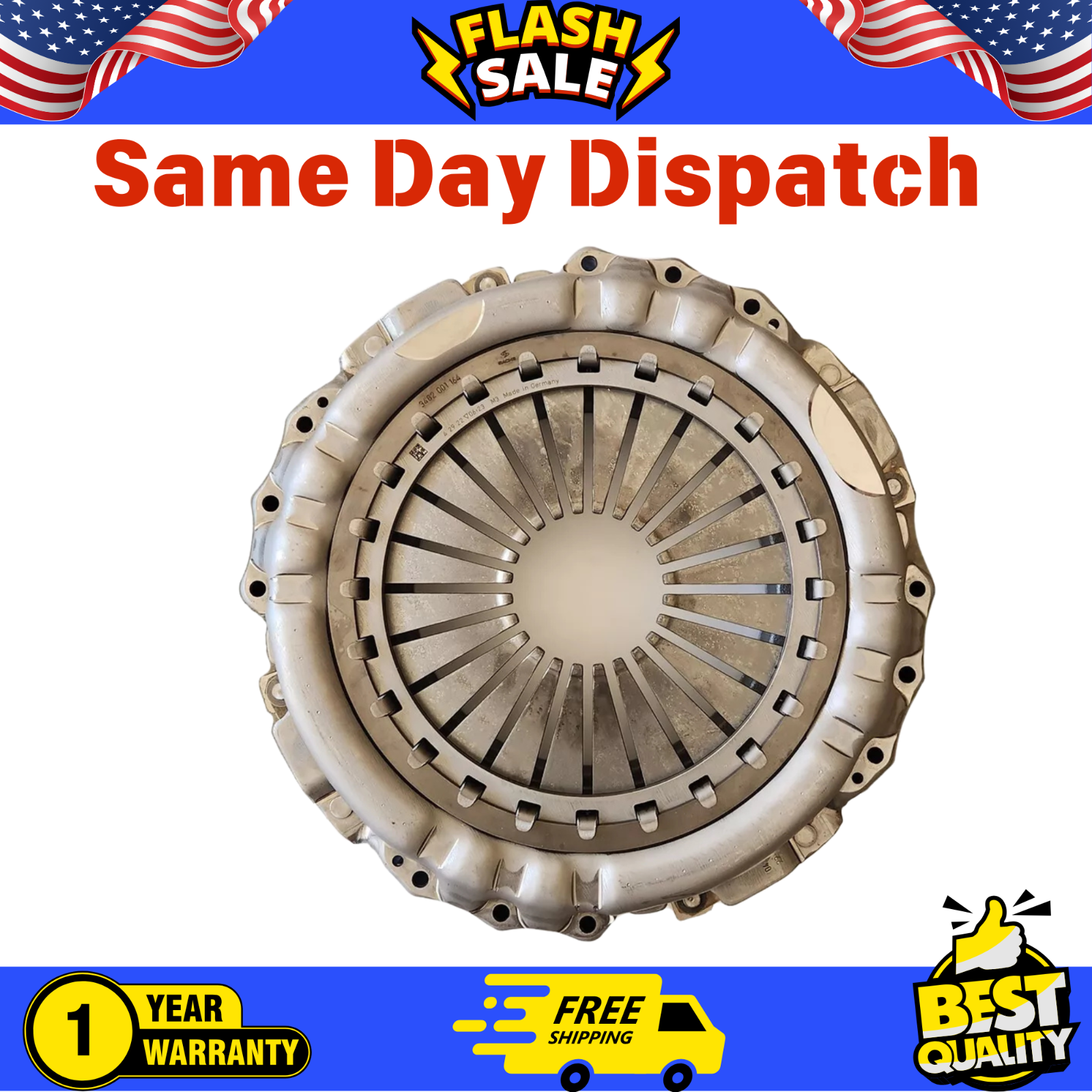 【s】 SACHS Clutch Kit for Freightliner Cascadia Transmission D12