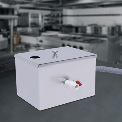 Commercial Grease Interceptor Grease Trap Stainless Under Sink Grease Trap US