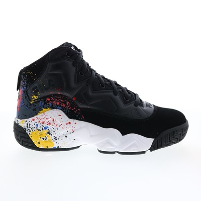 

Fila MB Diy 1BM01293-992 Мужские черные кожаные кроссовки на шнуровке для баскетбола, Черный, Fila MB Diy