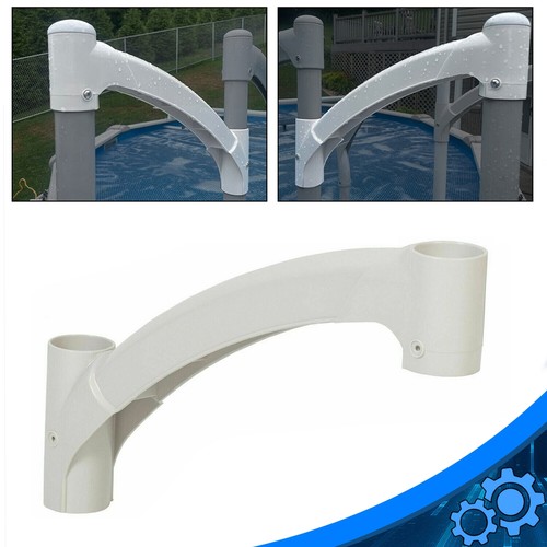 Короткие перила жемчужно-серого цвета Заменяют на ступеньку надземного бассейна 160-0010PG