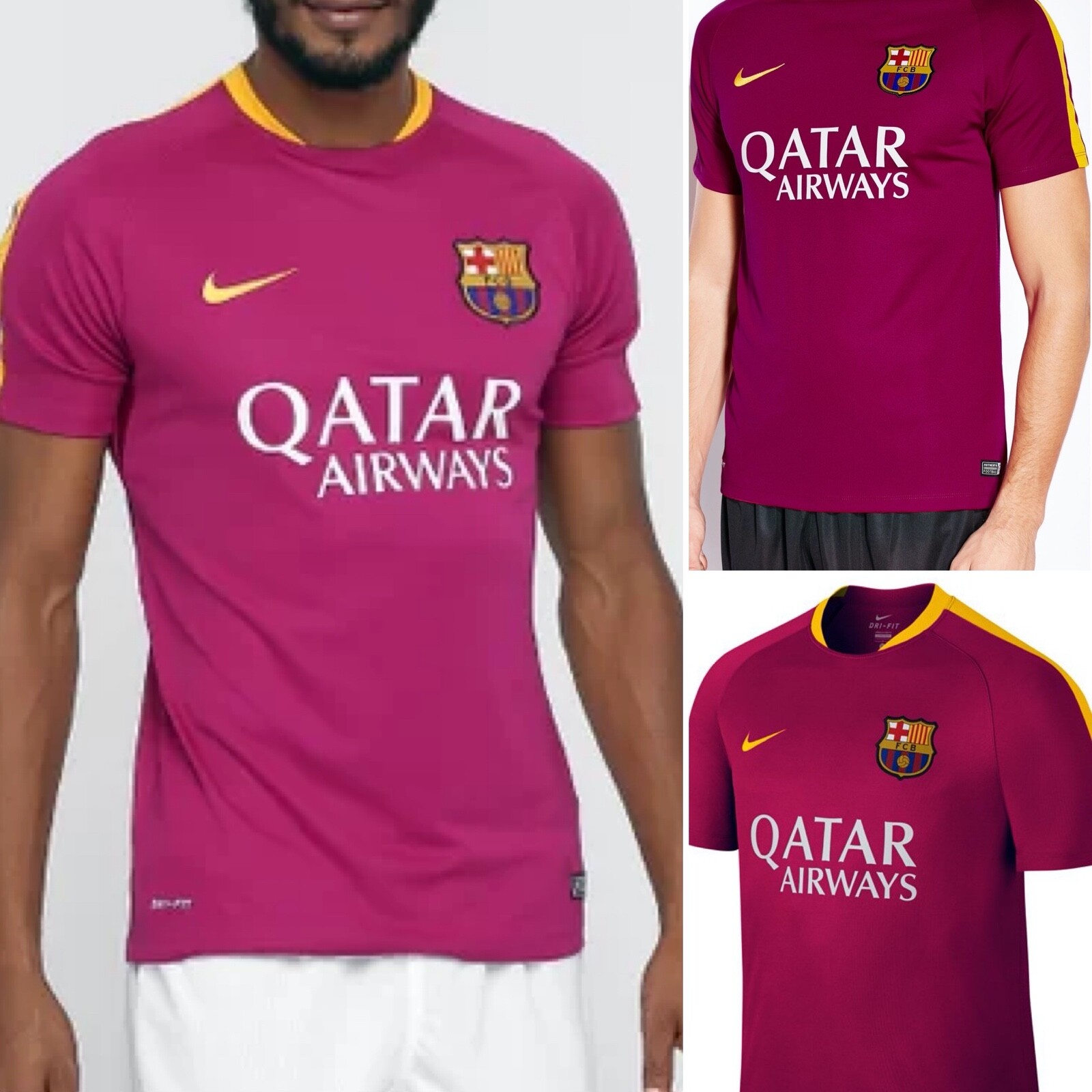 NWT Nike FC Barcelona 2016/17 Flash DRY Soccer Football