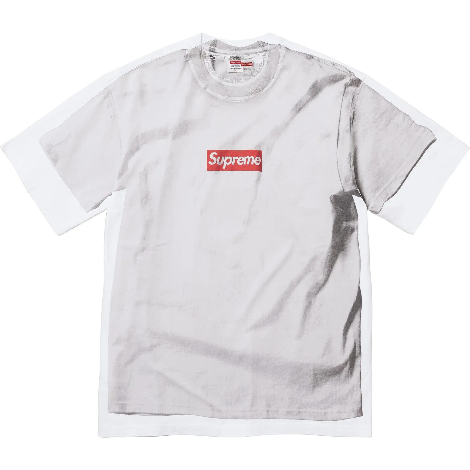 Supreme x MM6 Maison Margiela Box Logo Tee White (SS24KN49 Supreme x MM6 Maison Margiela Box Logo Tee White (SS24KN49