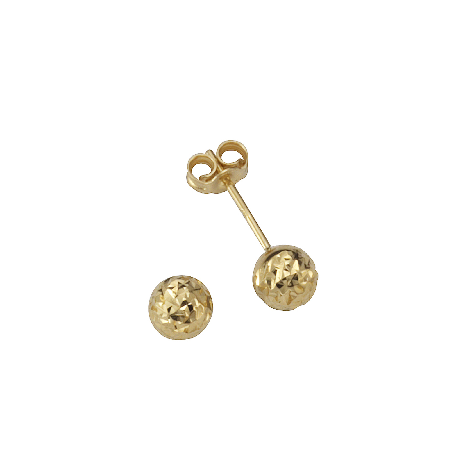FGold 375 mit diamantierter Oberfläche 4mm Durchmesser