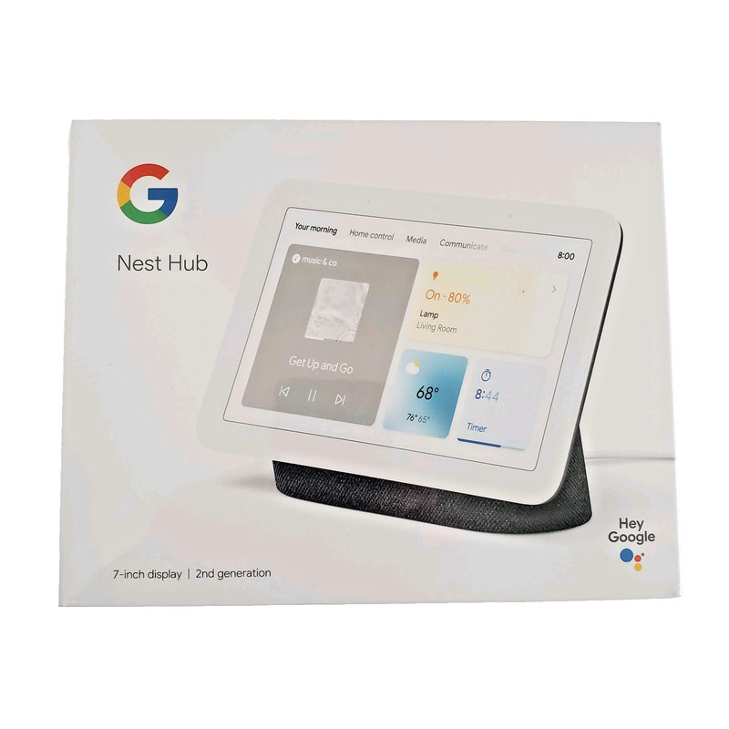 Google Nest Hub 7” Smart Display 2nd Generation with Google