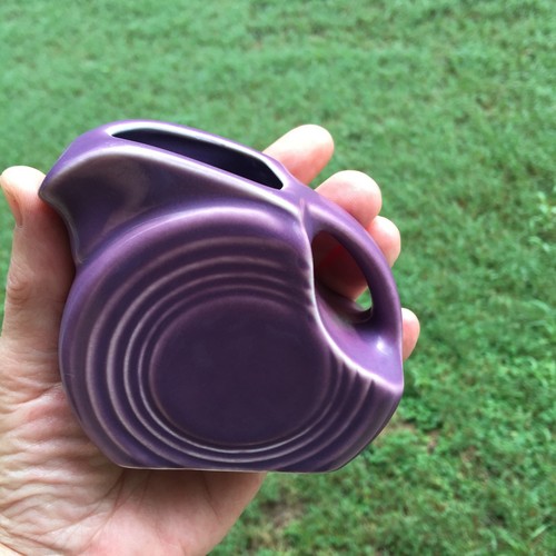 Fiesta Mini Disk Pitcher Creamer Retired Lilac Purple