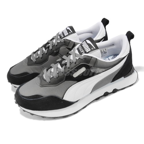 

Puma Rider FV Future Vintage Castle Rock Серый Черный Белый Мужчины Унисекс 387672-12, Rider Fv Future Vintage