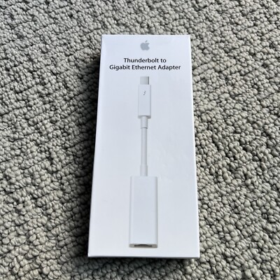 Apple A1433 Thunderbolt to Gigabit Ethernet Adapter - MD463LL/A New And Sealed
