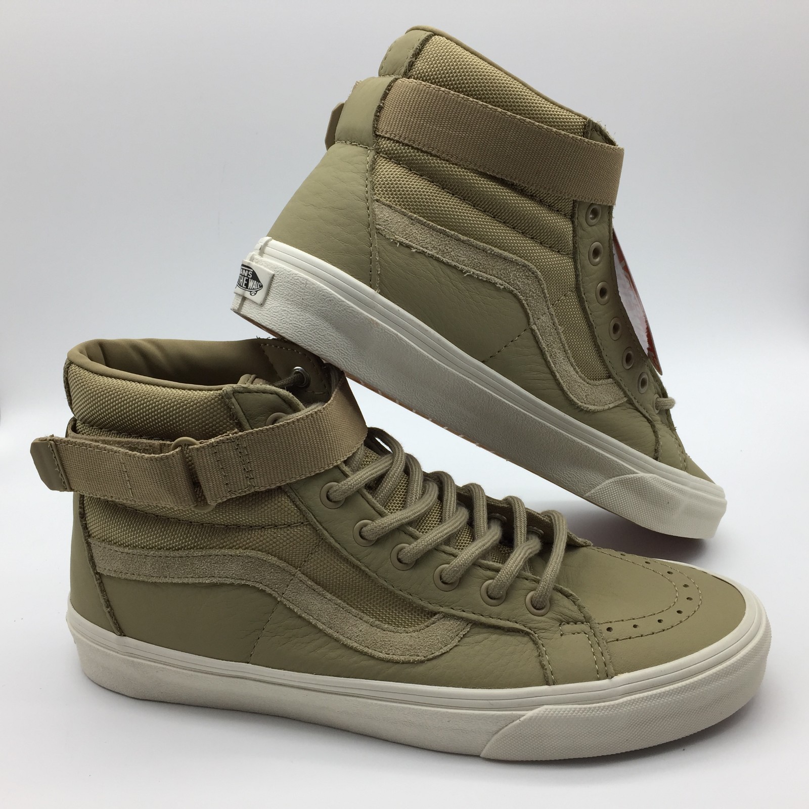 mens vans leather trainers