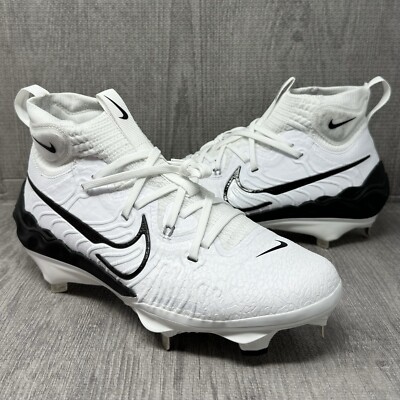 nike alpha huarache 6 pro lax lacrosse cleats mens white new size 65 904581 101 314944137577