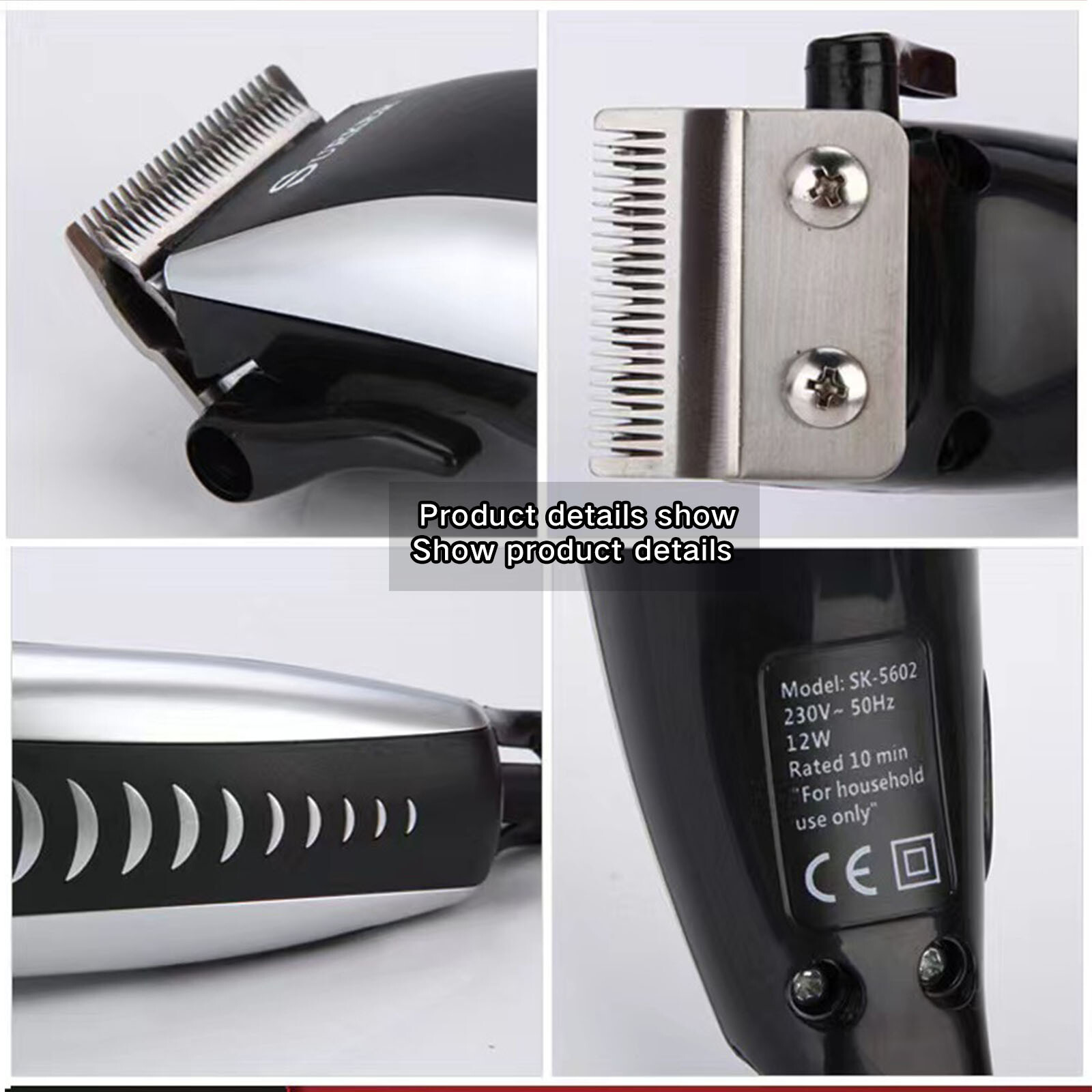 Hair Clippers Men's Electric Trimmer Barber Clippers Professional Hair Trimmer