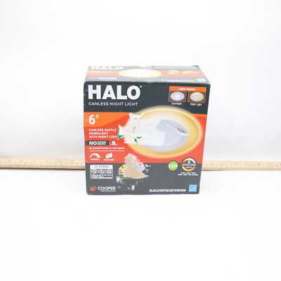 Halo Recessed LED Canless Downlight 1000 Lumens with Dim to Warm 6''