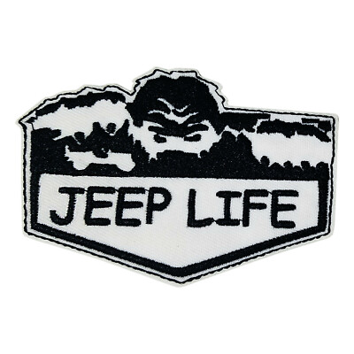 Top Off Adventure Patch Embroidered Hook Loop Applique Off road Mudding