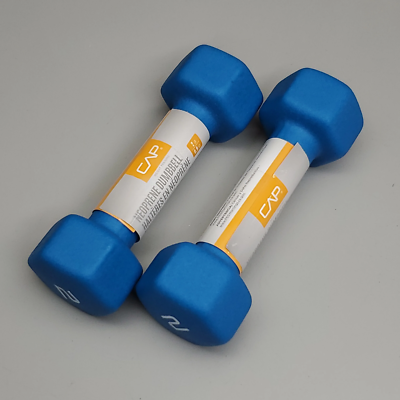 高級感 2 Dumbbells Coated Neoprene 2PK! CAP lbs SDN5-002 Blue Each ウエイトトレーニング