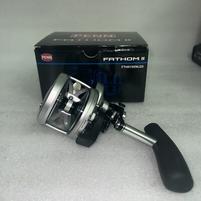 New Penn Fathom II Lever Drag 2 Speed Conventional Fishing Reels FTHll15XNLD2