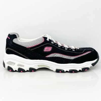

Skechers Womens D Lites 11617 Черная повседневная обувь Кроссовки Размер 9, Черный, D Lites