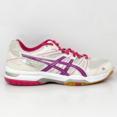 Белые кроссовки Asics Gel Rocket 7 B455N размер 7,5