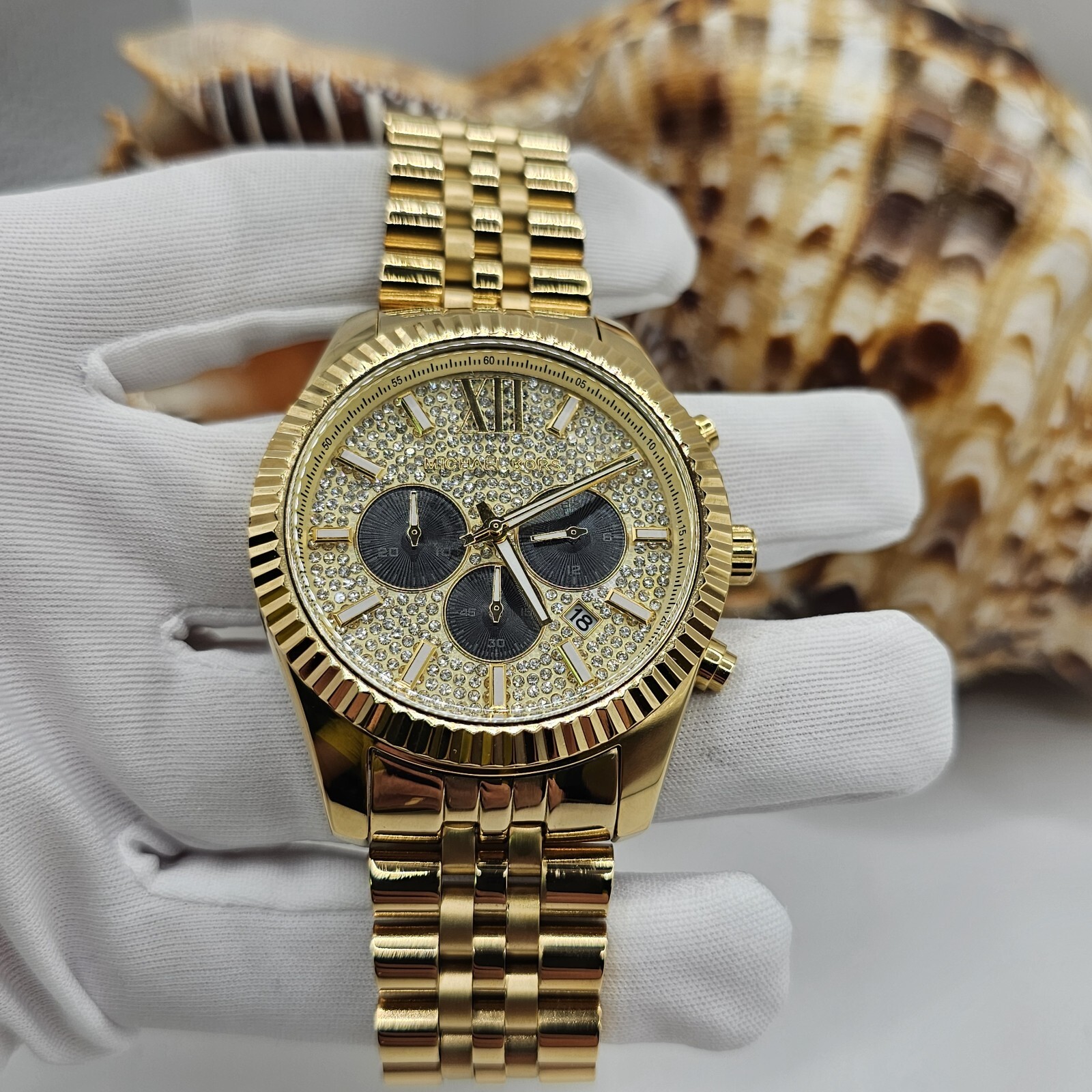 MICHAEL KORS デジタル腕時計 シルバー/ゴールド $_57.JPG?set_id=880000500F