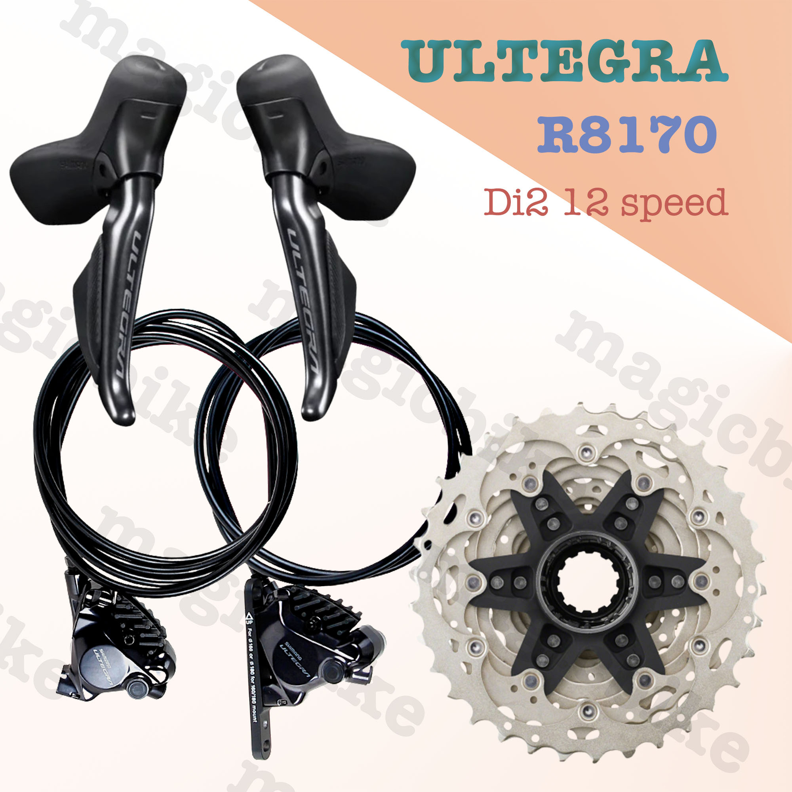 NEW Shimano ULTEGRA 12 speed Di2 R8170/R8150 Groupset w/ ST-R8170 Disc Brake