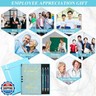 Resurhang 5 Pcs Employee Appreciation Gift Leather Journal Notebook 3 Ballpoint Pens with Box Thank You for Boss Nurse Medical Assistant Lady Coworker Teacher Social Worker Volunteer(Blue)