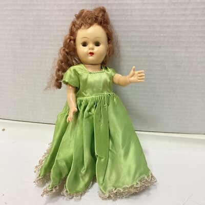 Hollywood Doll Company 8 inch vintage hard plastic doll  Sleepy Eyes Curls