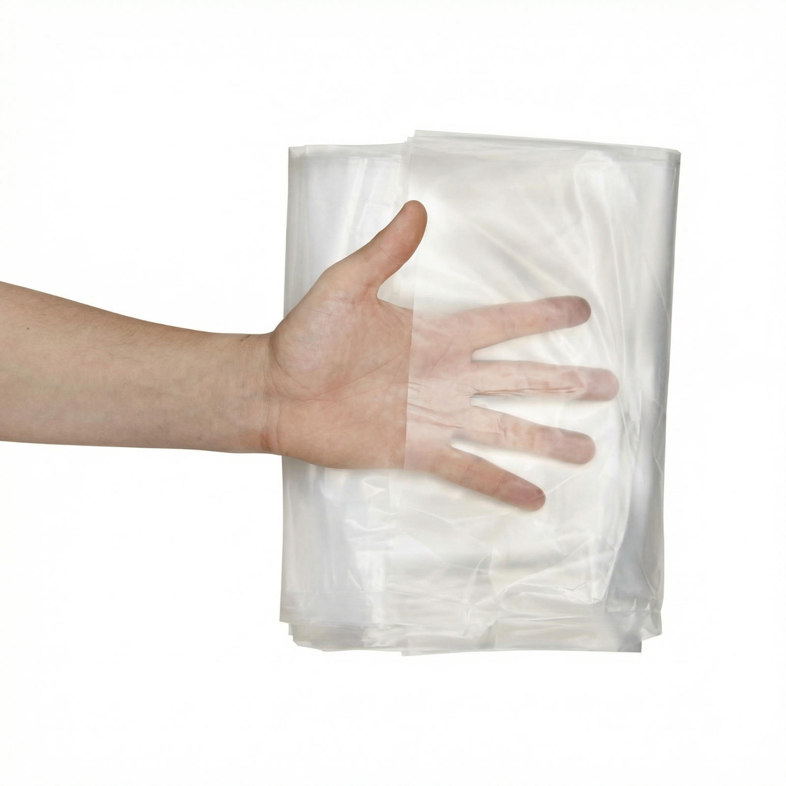 LDPE Dust Sheet 4m x 5m / 20m2 / Waterproof Transparent Plastering Foil