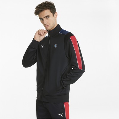 

Puma BMW M Motorsport T7 Спортивная куртка Мужская черная спортивная толстовка Топ, Черный