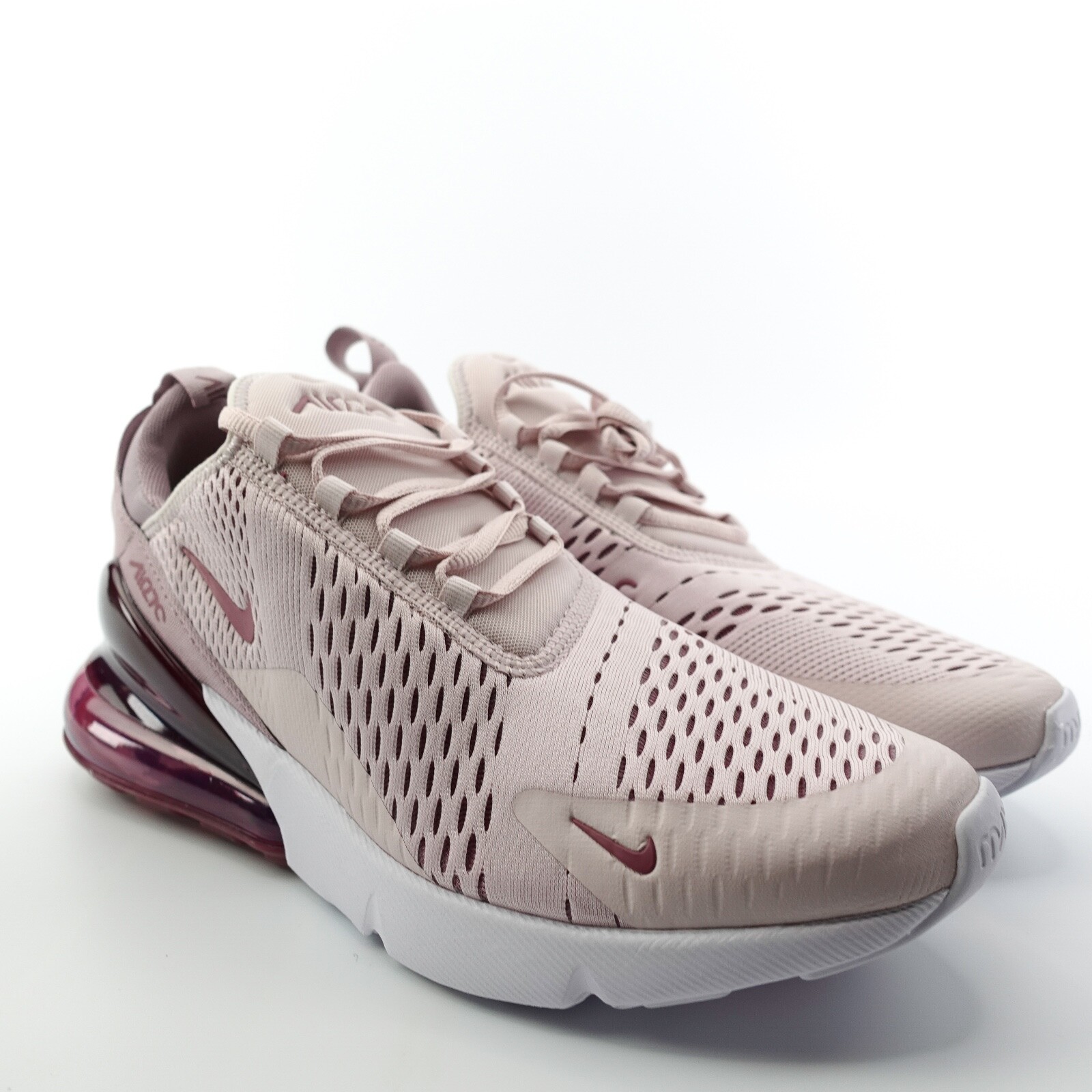 Pre-owned Nike Air Max 270 Barely Rose Running Shoes Womens Size 12 Ah6789-601 Mens 10.5 In Pink