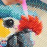 GDYEEH DIY Parrot 5D Diamond Art Painting Kit, Flowers Full Round Drill Sparkling Diamond Painting Picture, Moon Light Diamond Painting Art Craft Kits for Adults Beginners, Home Wall Decor 12x16inch