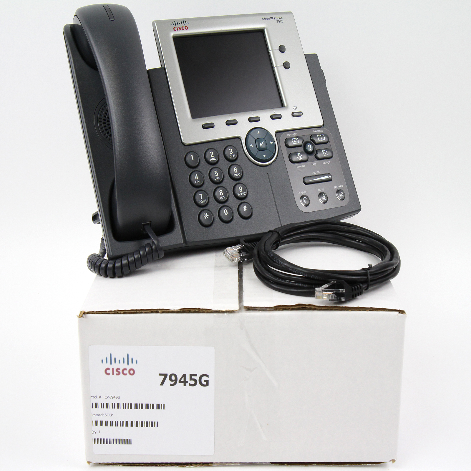 Cisco CP-7945G 7945 SIP VoIP Phone PoE - Bulk | eBay