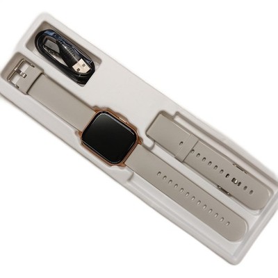 RUIMEN Smartwatch Telefonuhr Anruf Sportuhr Schrittzähler Damen Herren Tracker