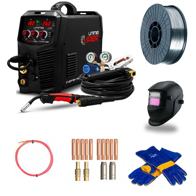 UNIMIG Viper 185 Aluminium MIG Welding Combo Helmet, Wire Power Tools